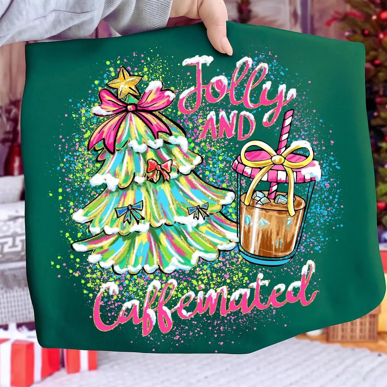 Jolly and Caffeinated Snow Topped