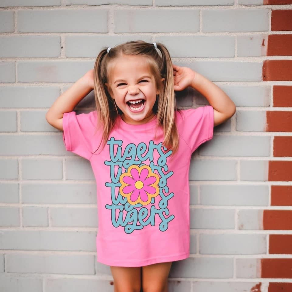 Tigers Flower Short Sleeve