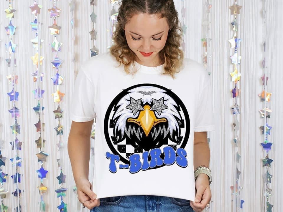 TBirds Royal And Silver Short Sleeve