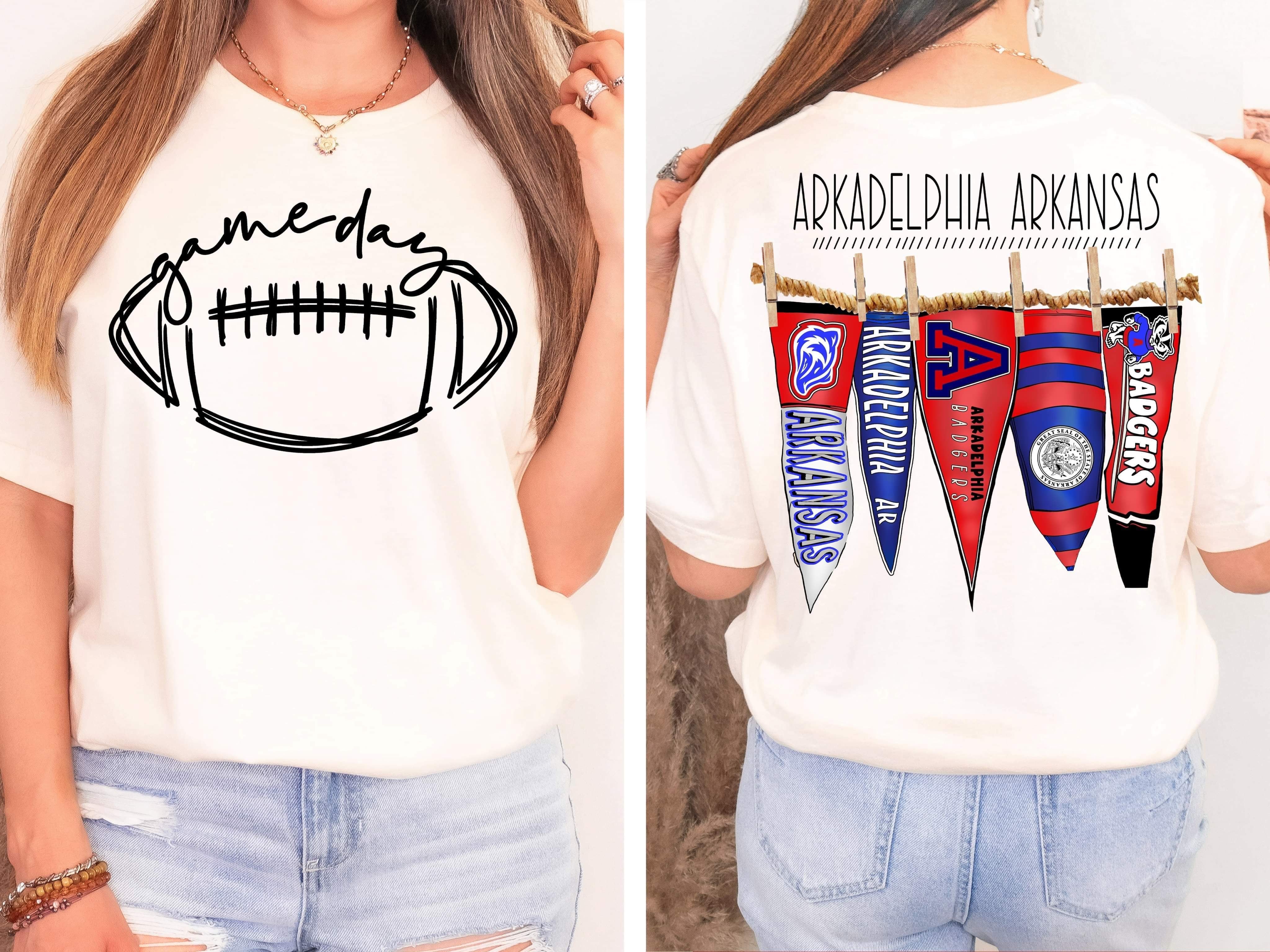 Arkadelphia Arkansas Pennant Flag Comfort Colors