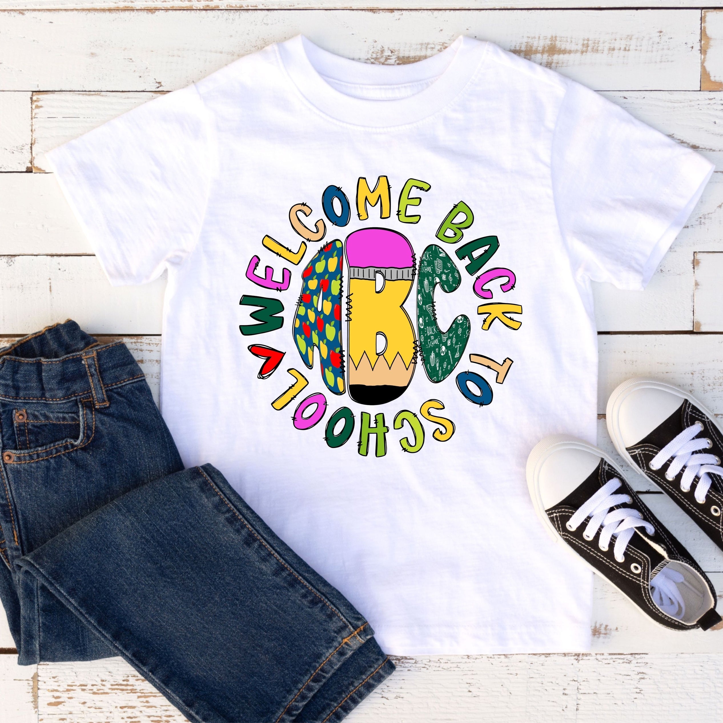 Welcome Back To School Short Sleeve