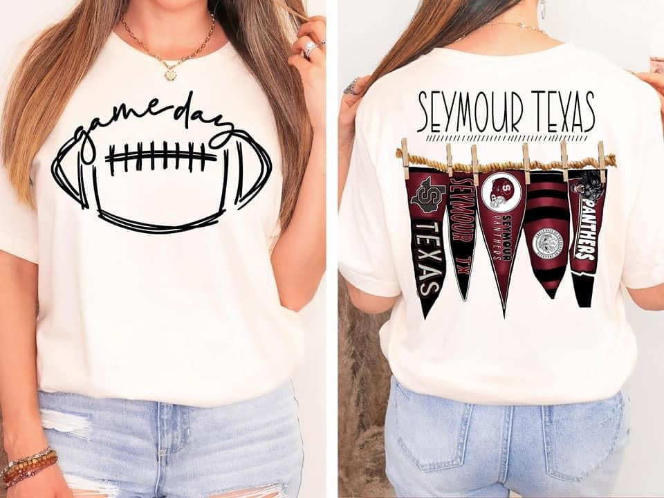 Seymour Texas Pennant Flags Short Sleeve