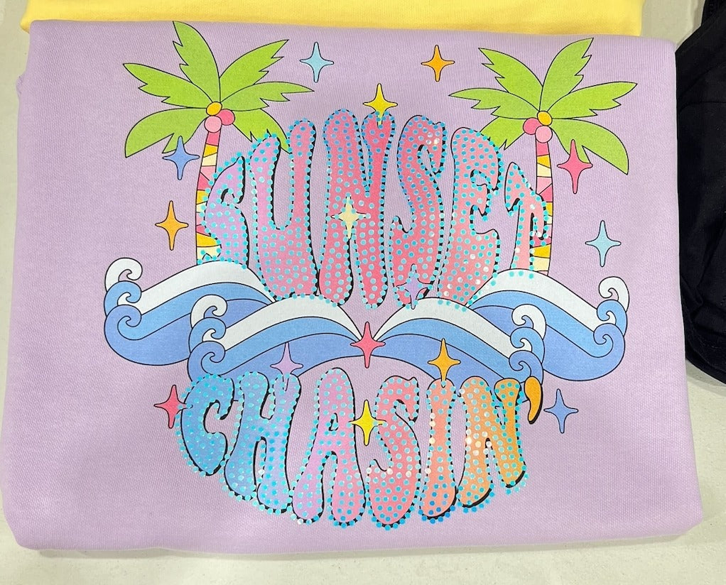 Sunset Chasin Spangle Comfort Colors