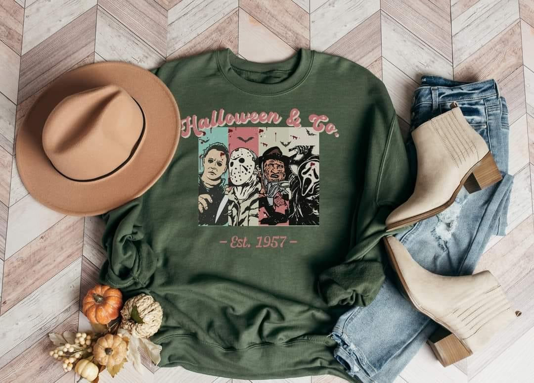 Halloween And Co Horror Comfort Colors Long Sleeve