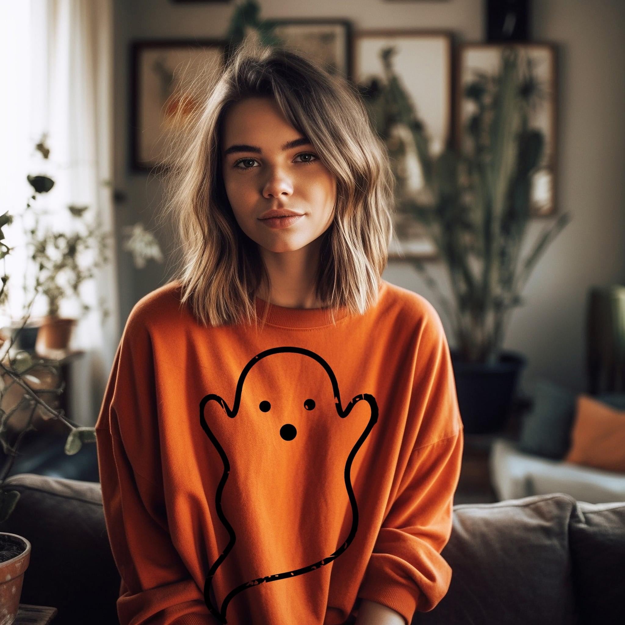Ghost Outline Comfort Colors
