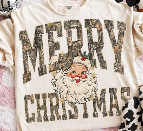 Merry Christmas Camo Santa