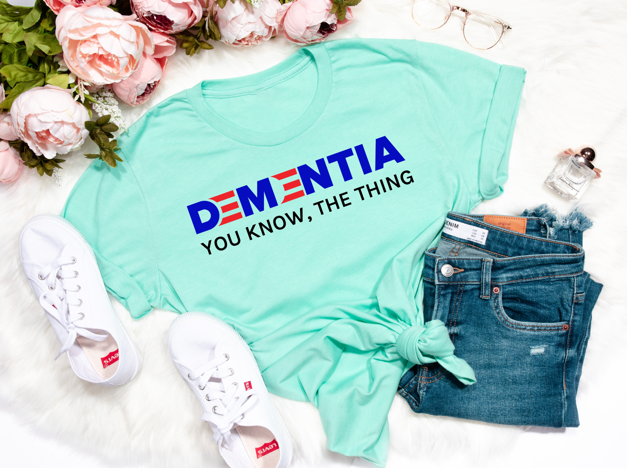 Dementia Biden Short Sleeve