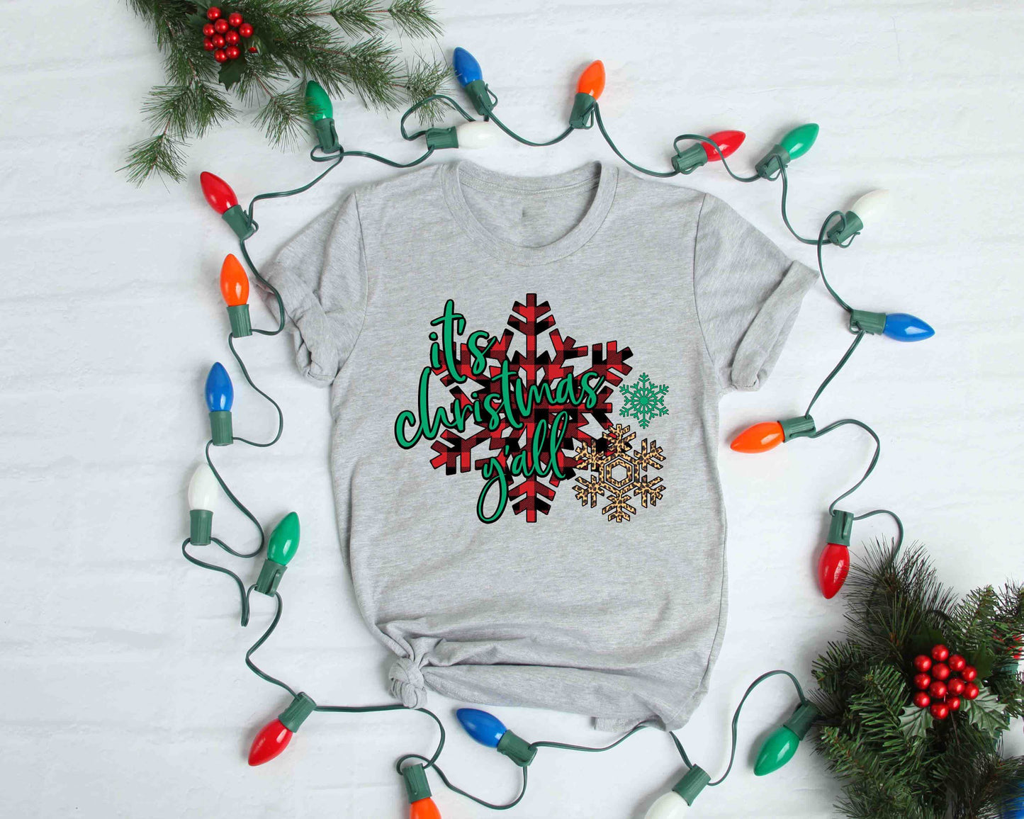 its christmas yall snowflake