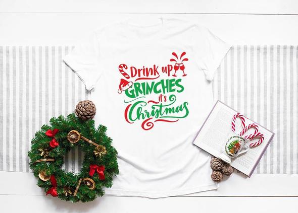 drink up green man its christmas Tee