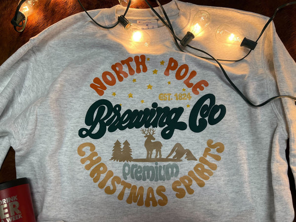 North Pole Brewing Company Christmas Spirits Long Sleeve tee