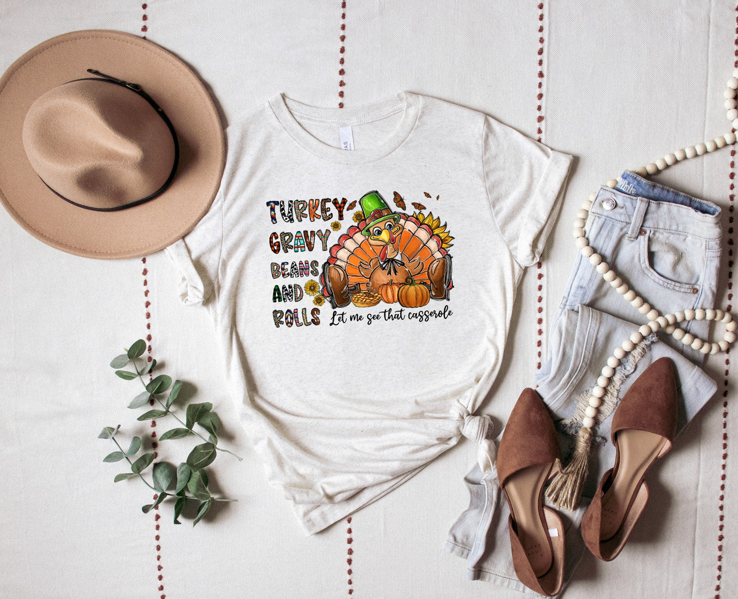 Turkey Gravy Beans and Rolls Let Me See That Casserole