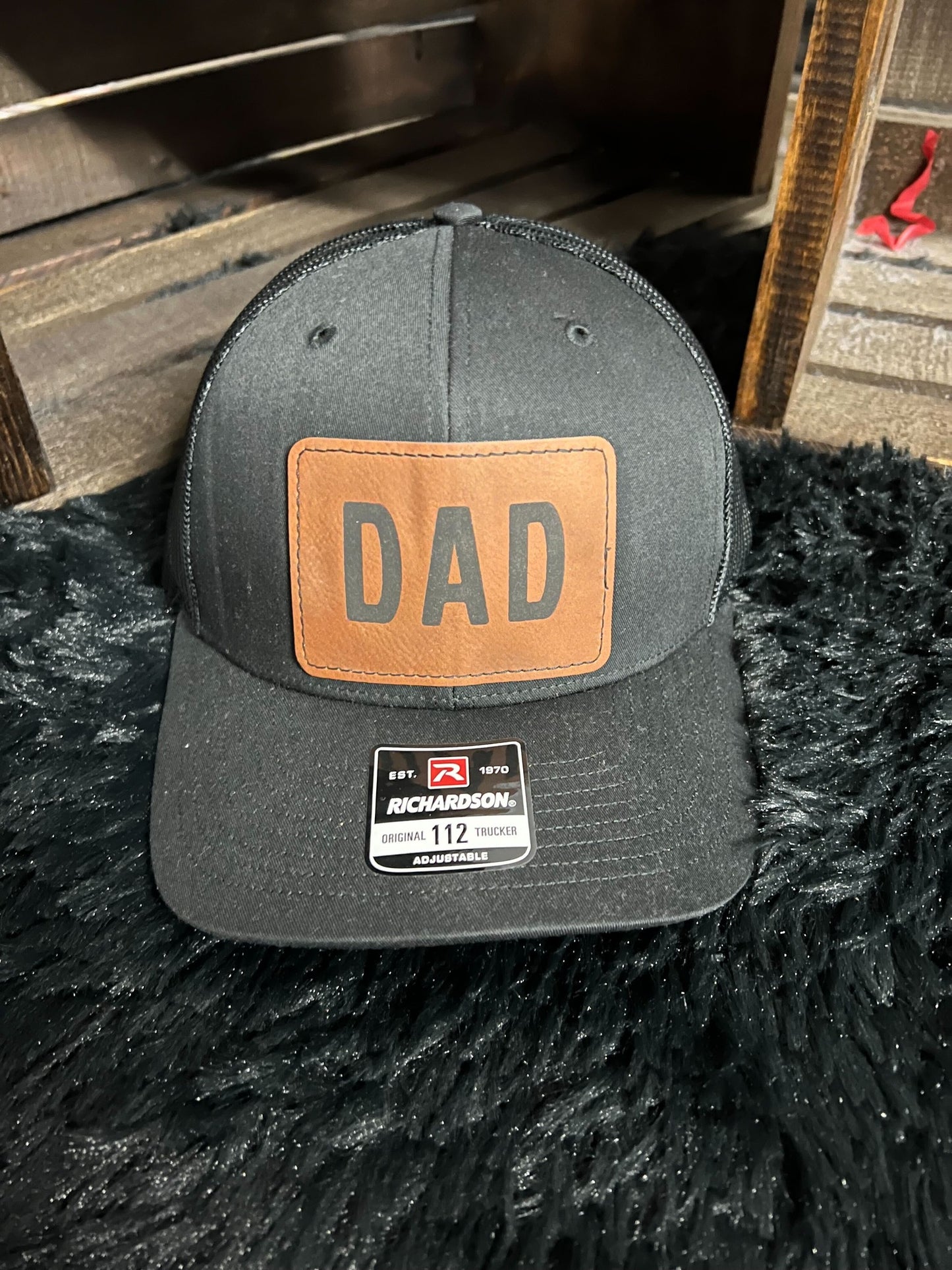Black Custom Patch Hat