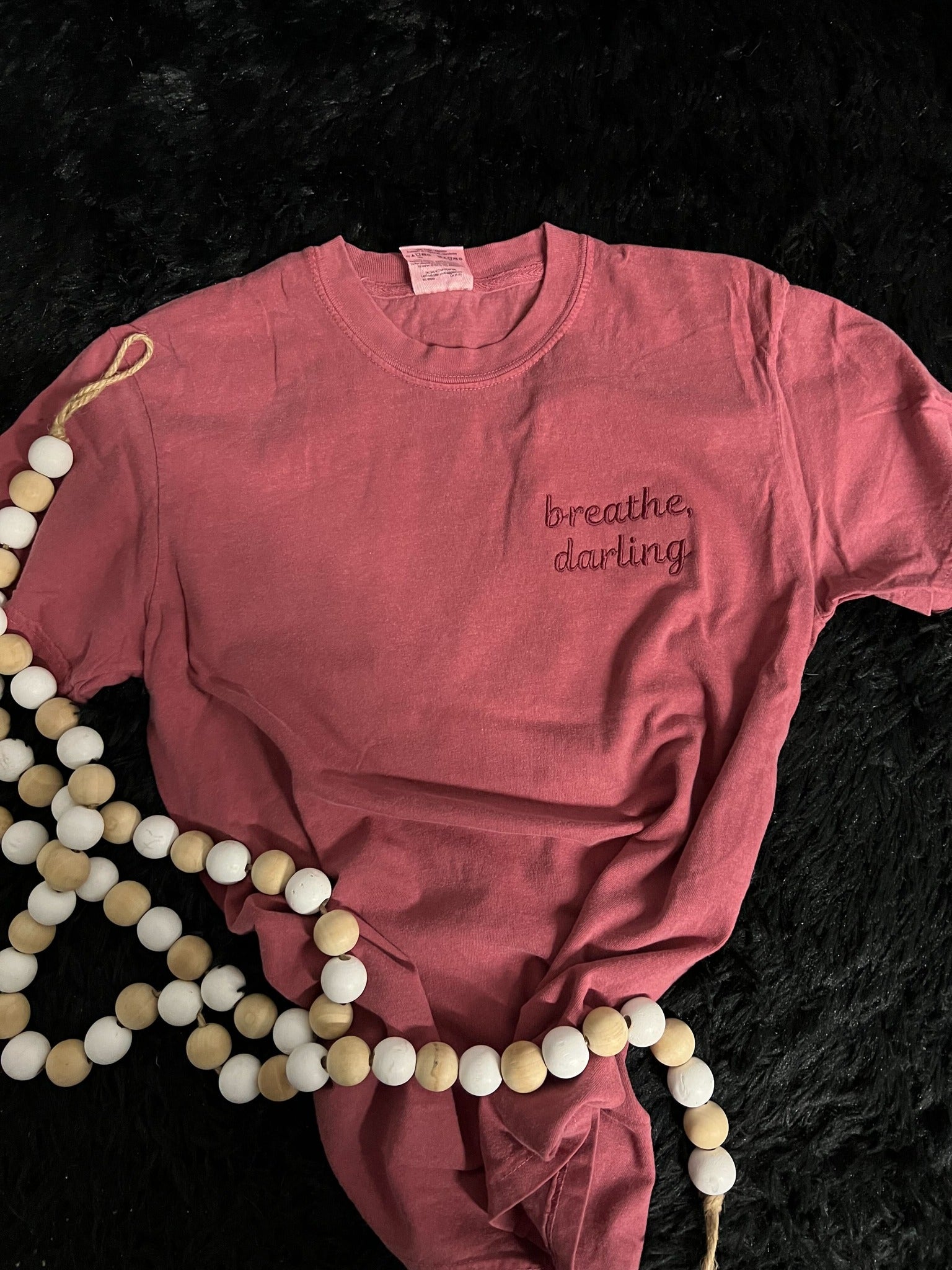 Breathe Darling Embroidery