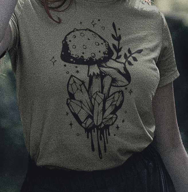 Mushrooms and Crystals