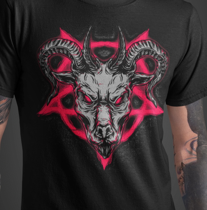 Baphomet Goat Head