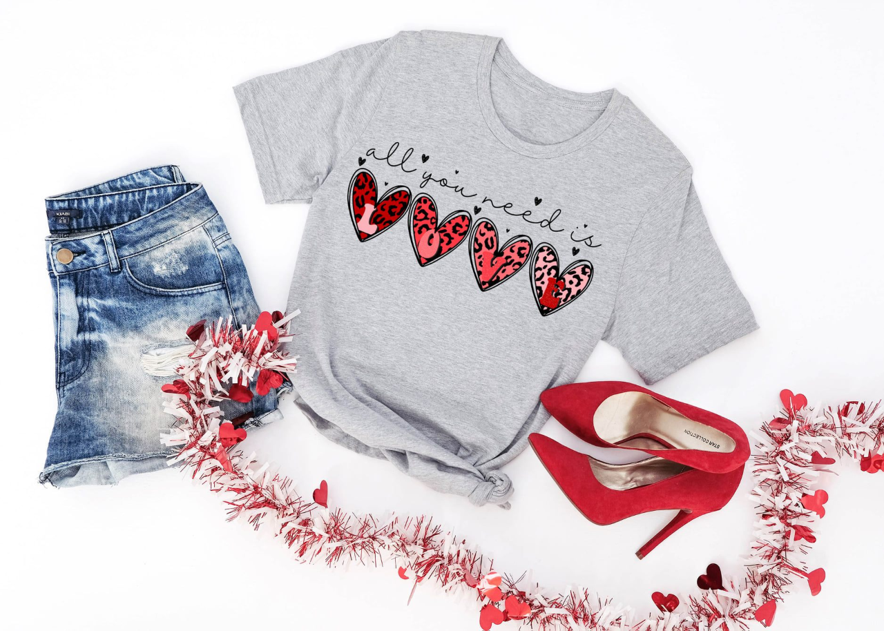 All You Need is Love Leopard Hearts