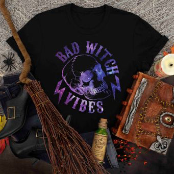 Bad Witch Vibes Skull