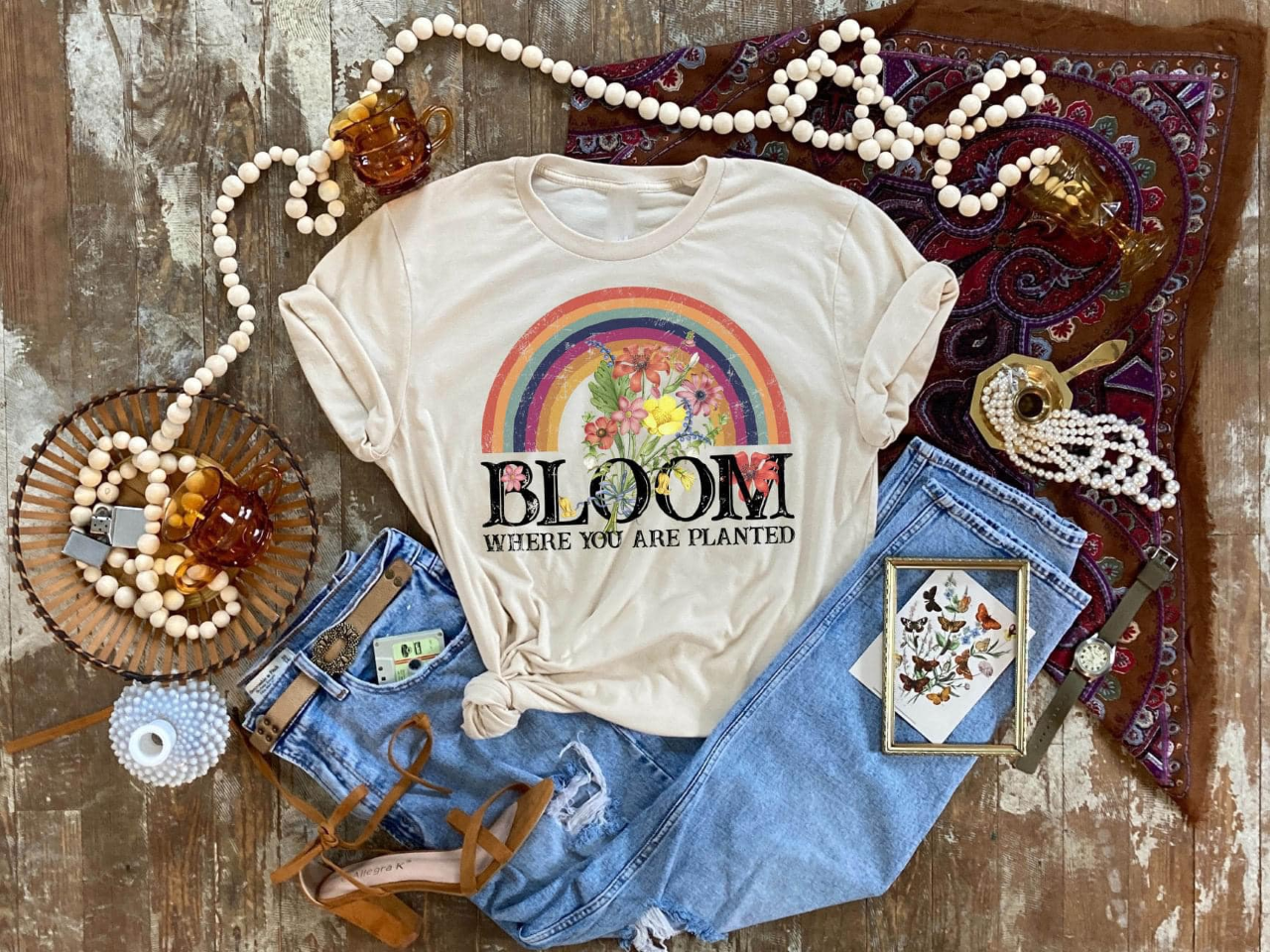 bloom where you are planted rainbow