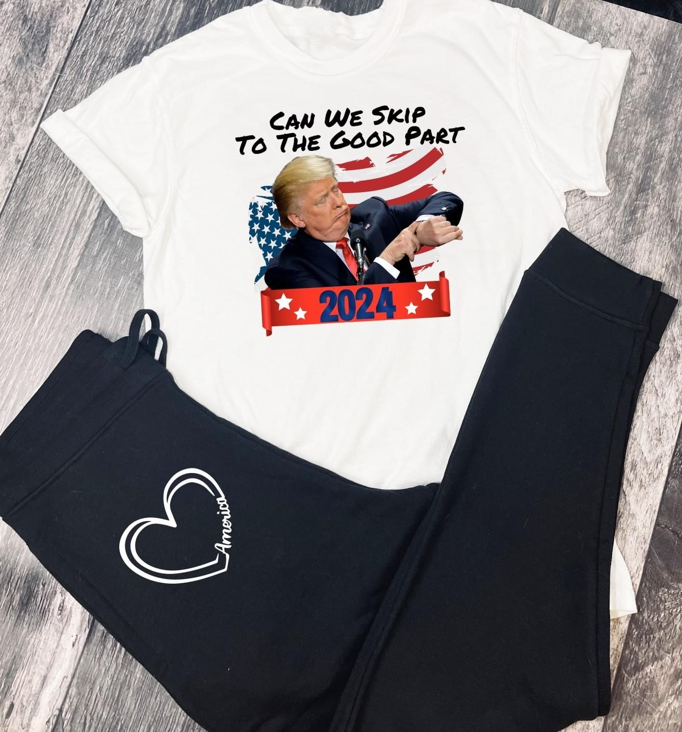 can we skip to the good part combo set tee