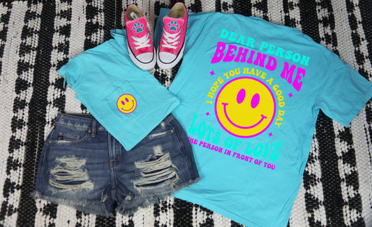 dear person behind me