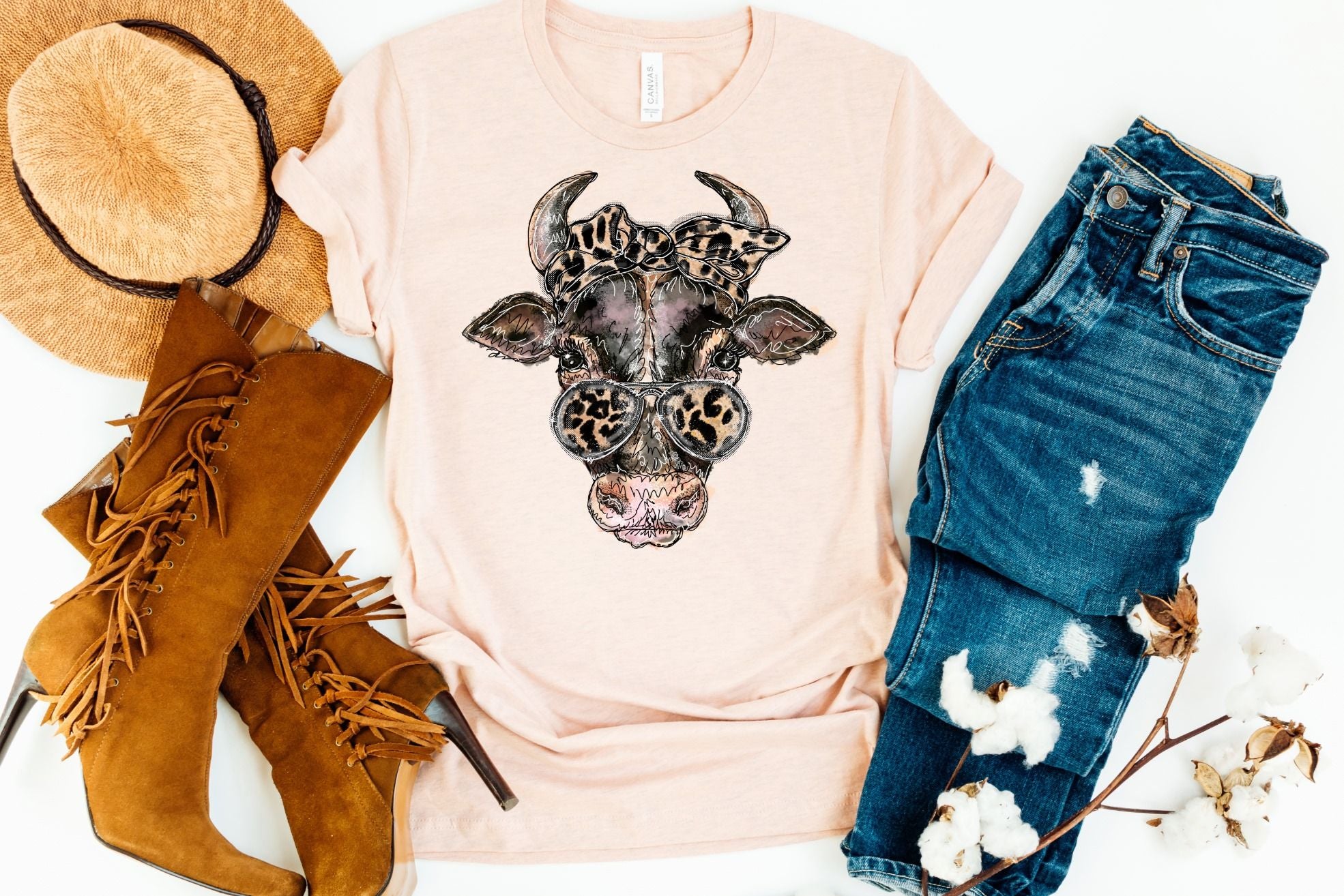 cow leopard bandana