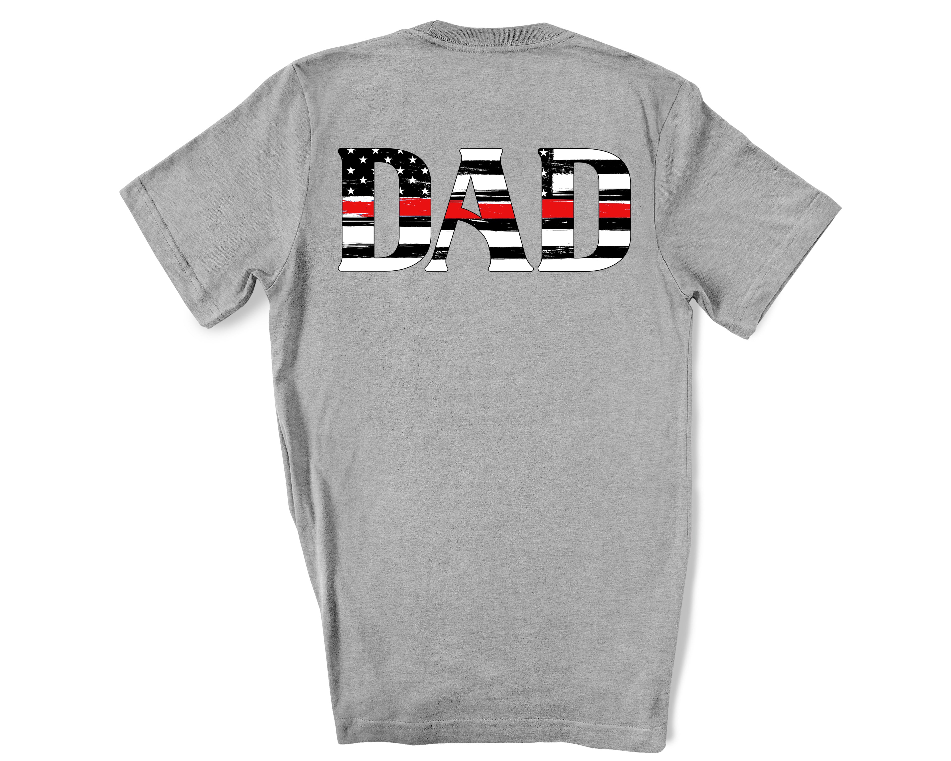 dad red line back print