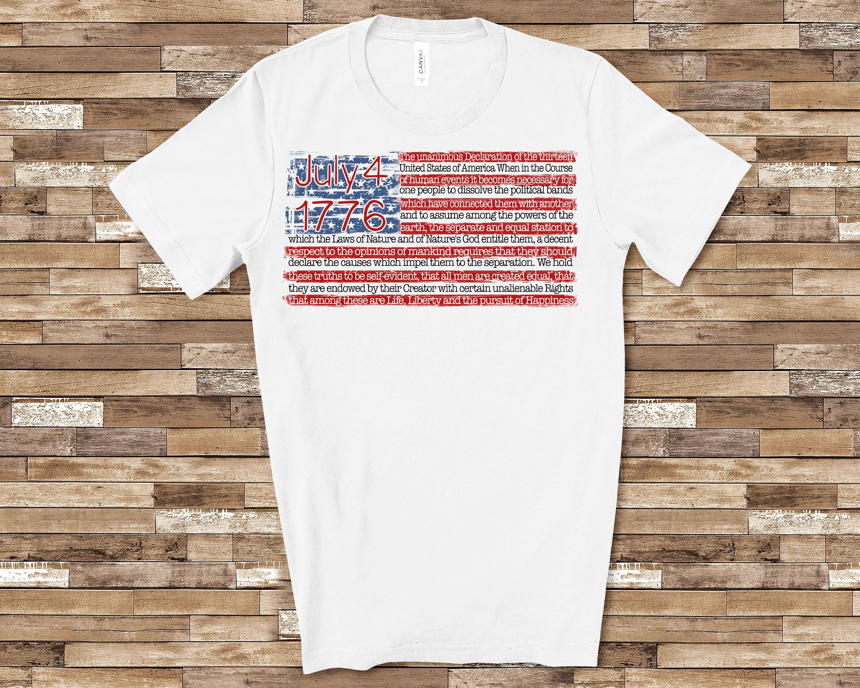 declaration of independence flag