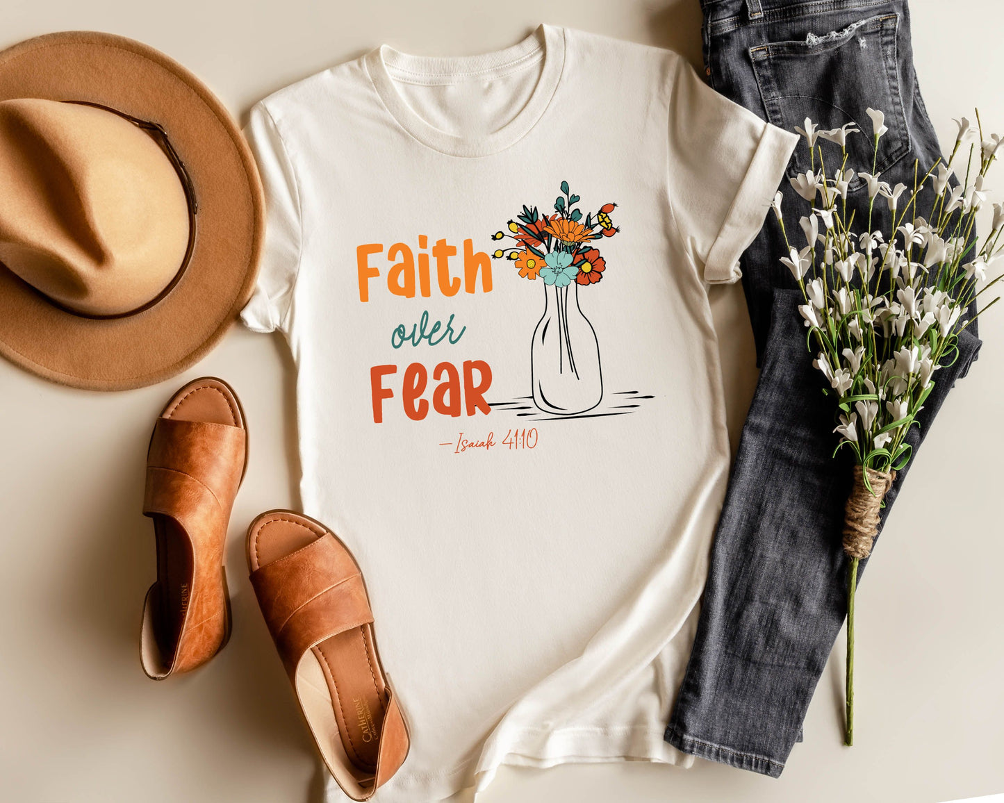 faith over fear flowers