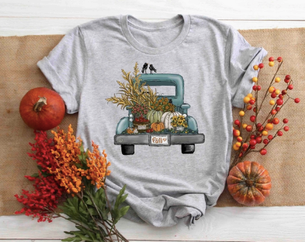 fall truck birds