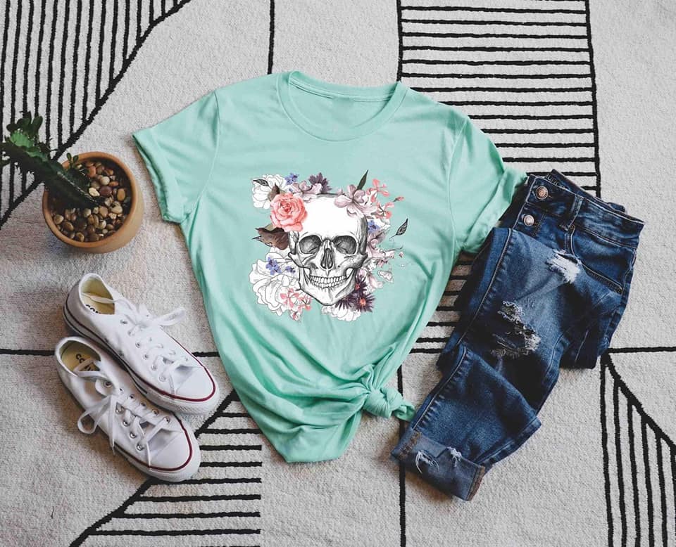 Floral Skull
