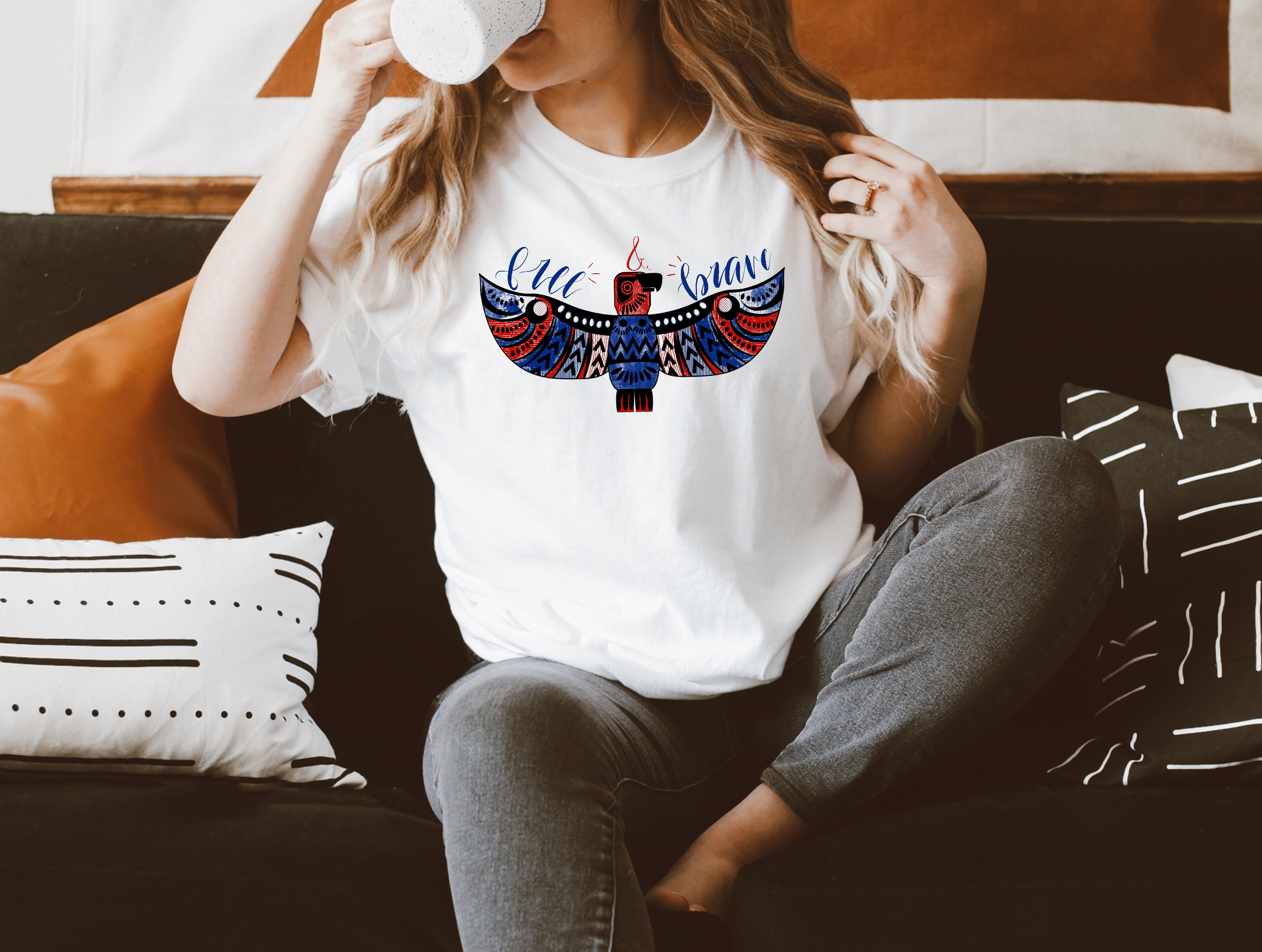 free and brave eagle