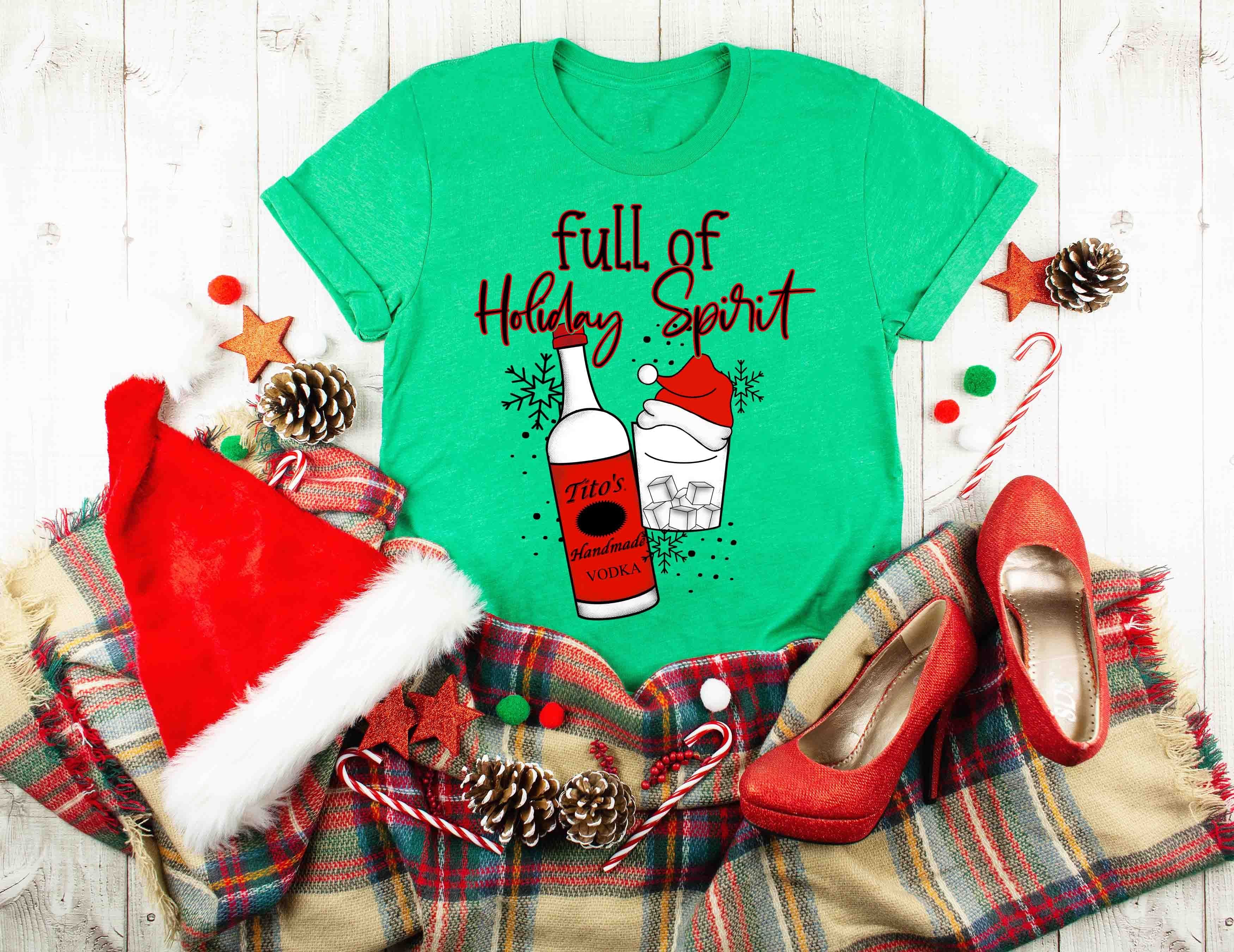 full of holiday spirit