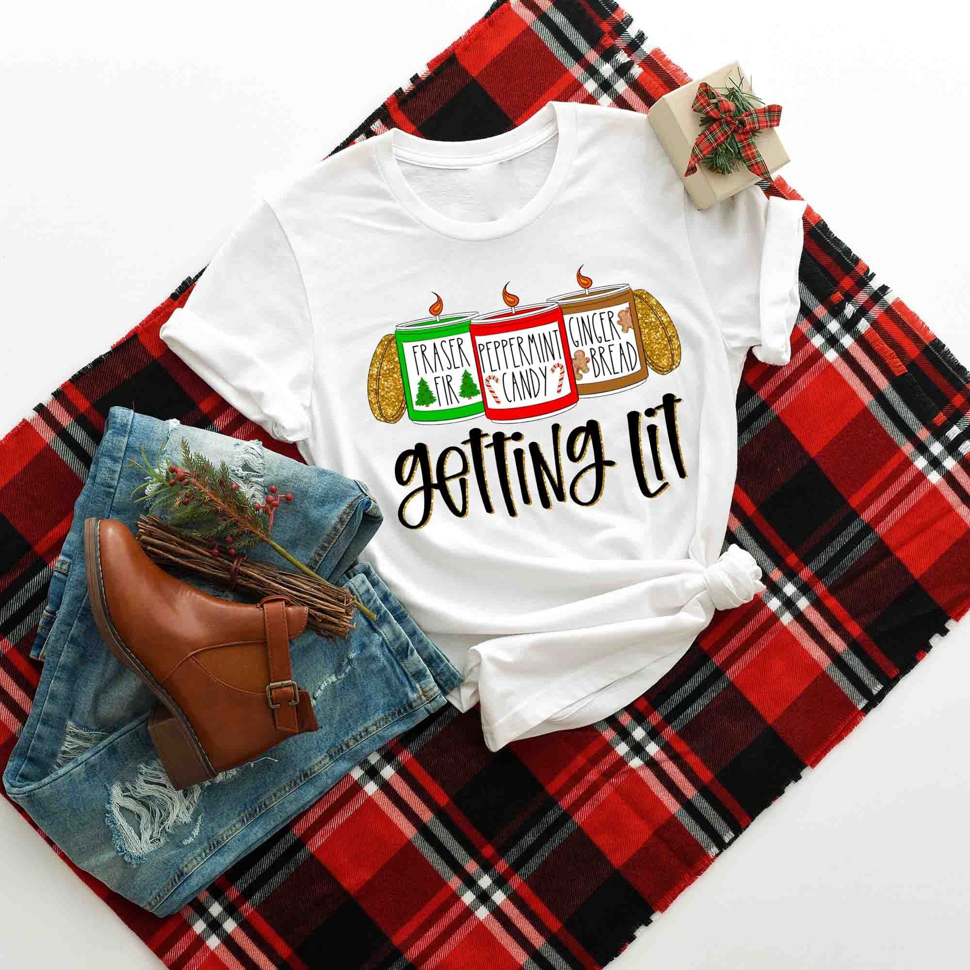 getting lit christmas candles