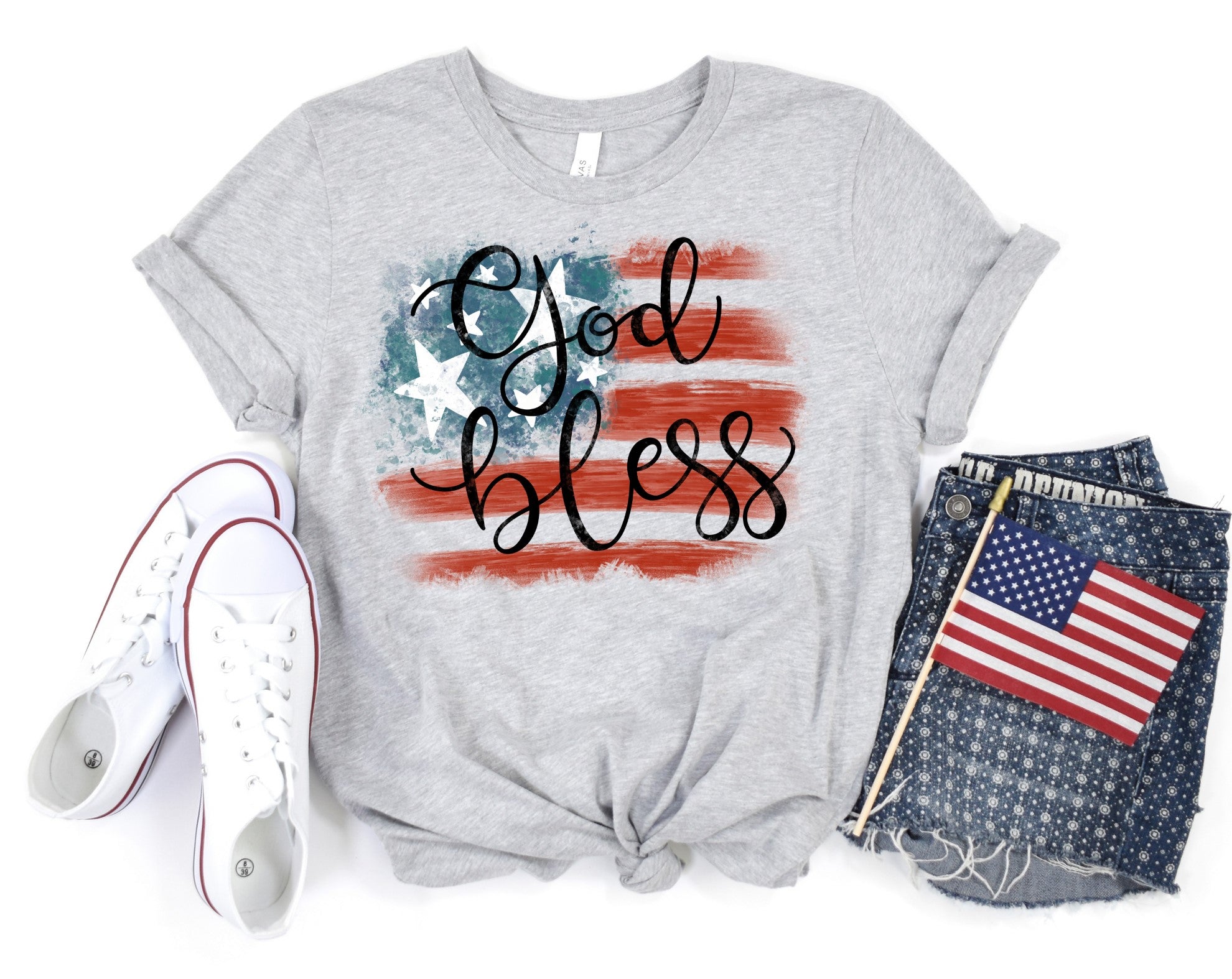 god bless flag