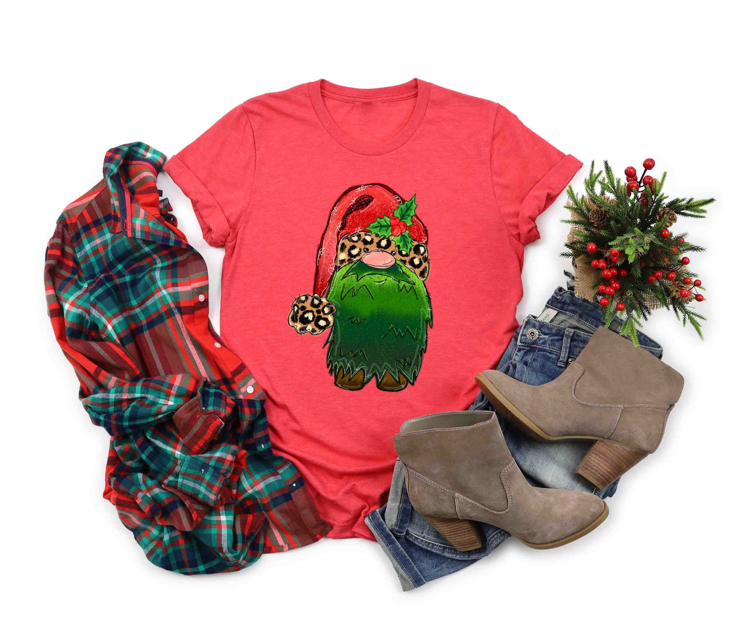 green christmas gnome