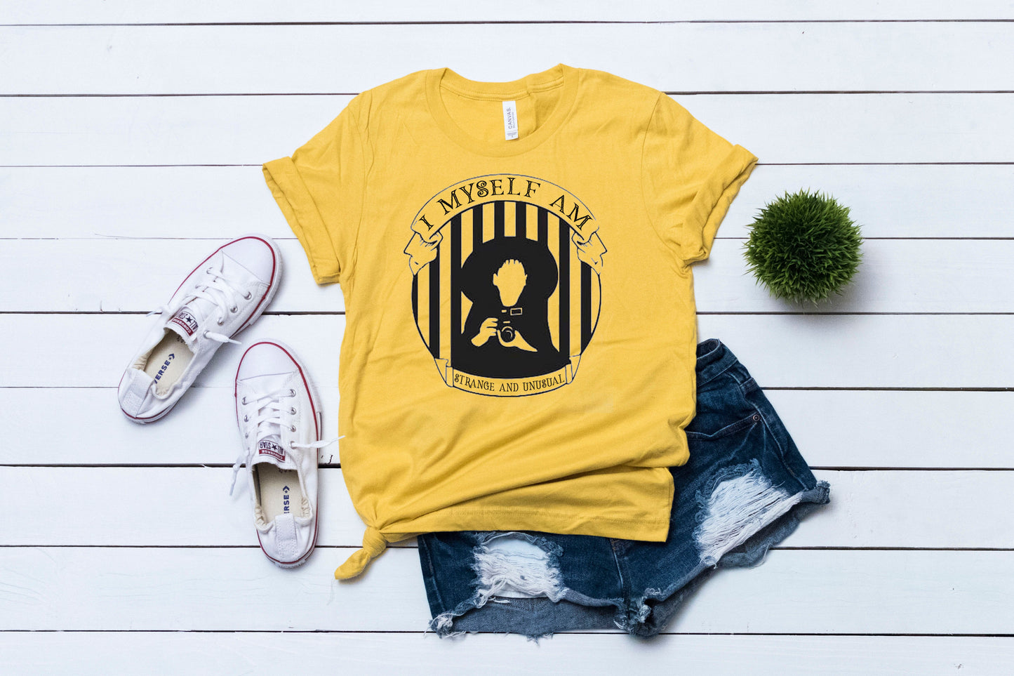 i myself am strange and unusual