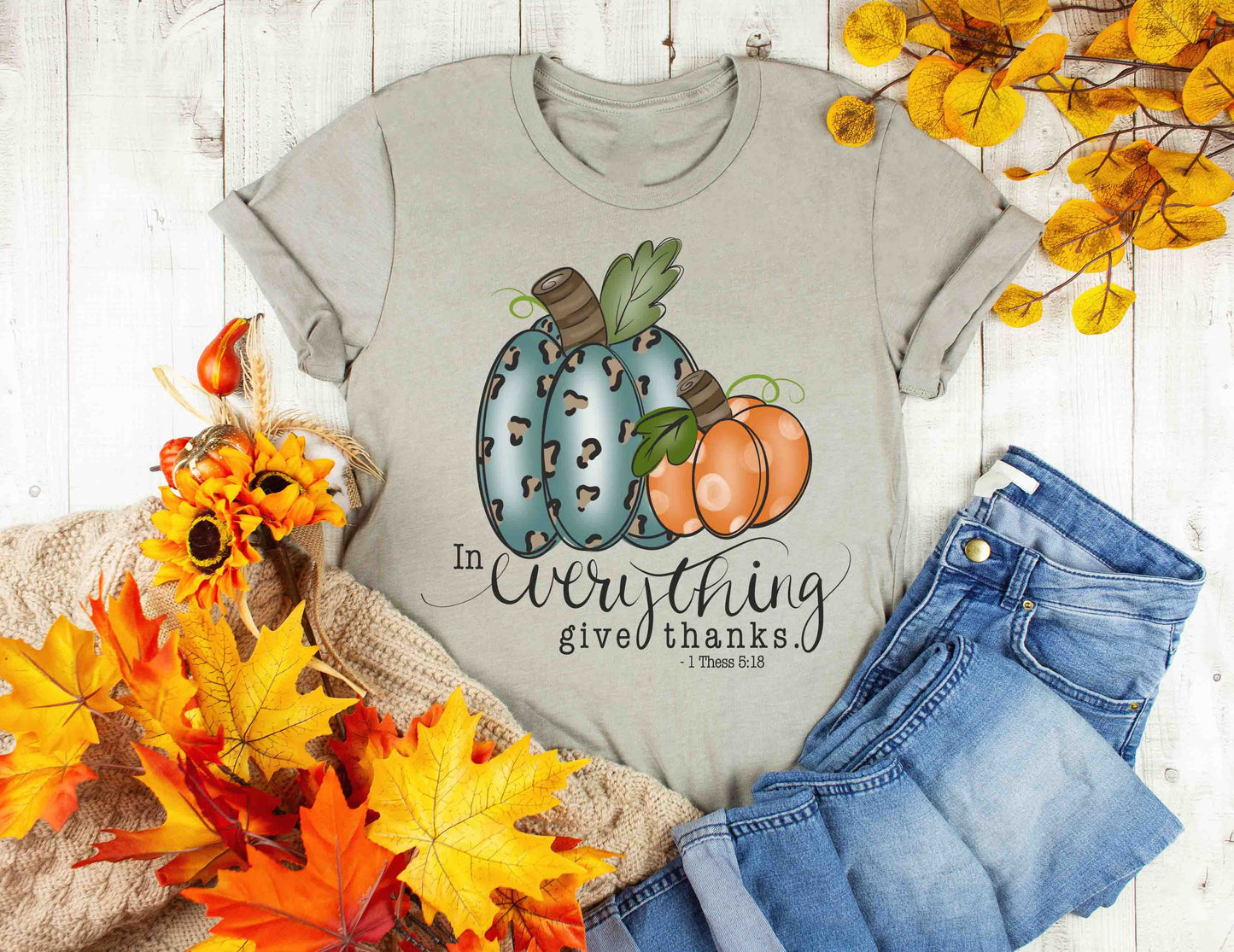 in everything give thanks pumpkins