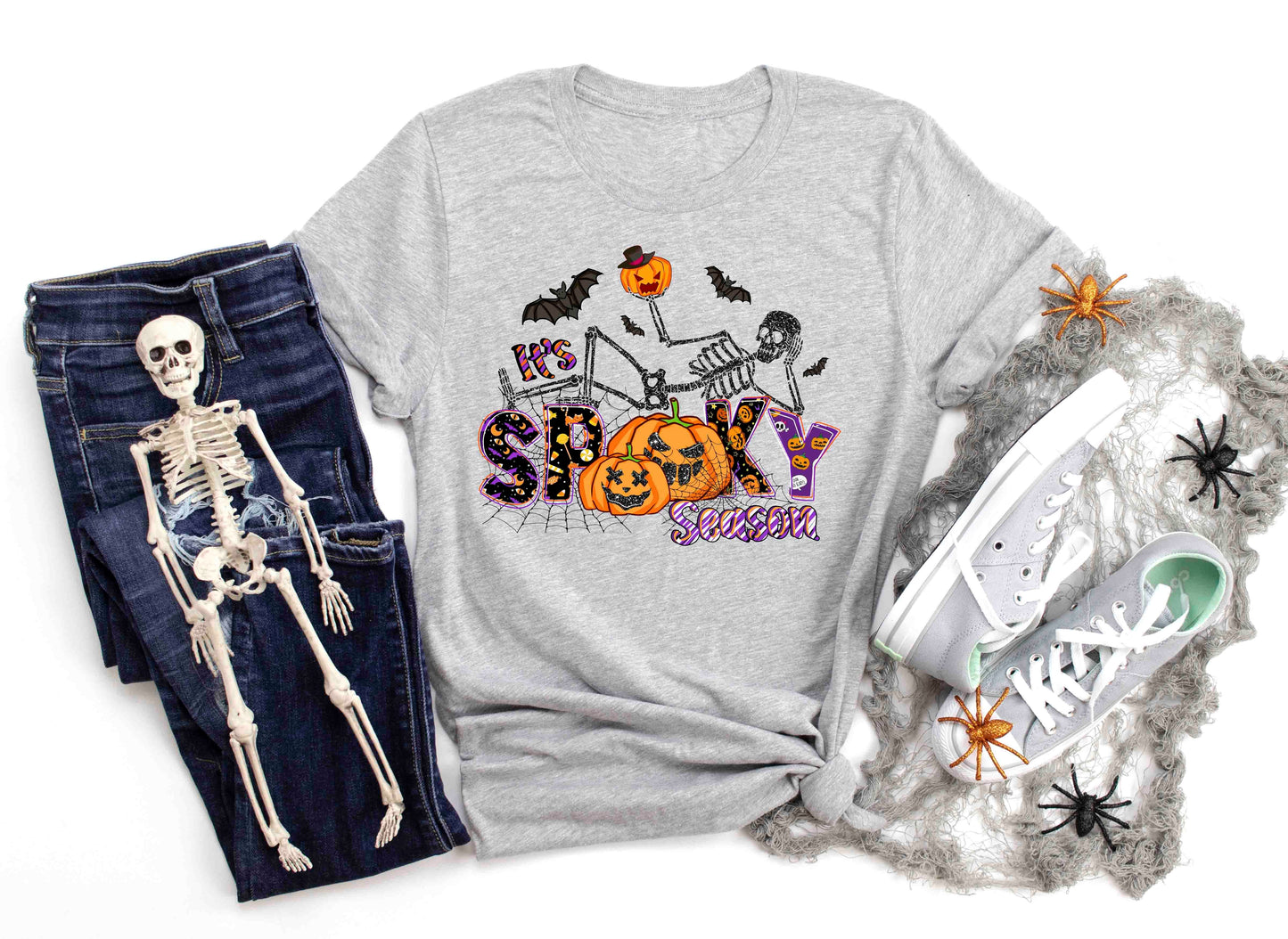 its spooky season skeleton