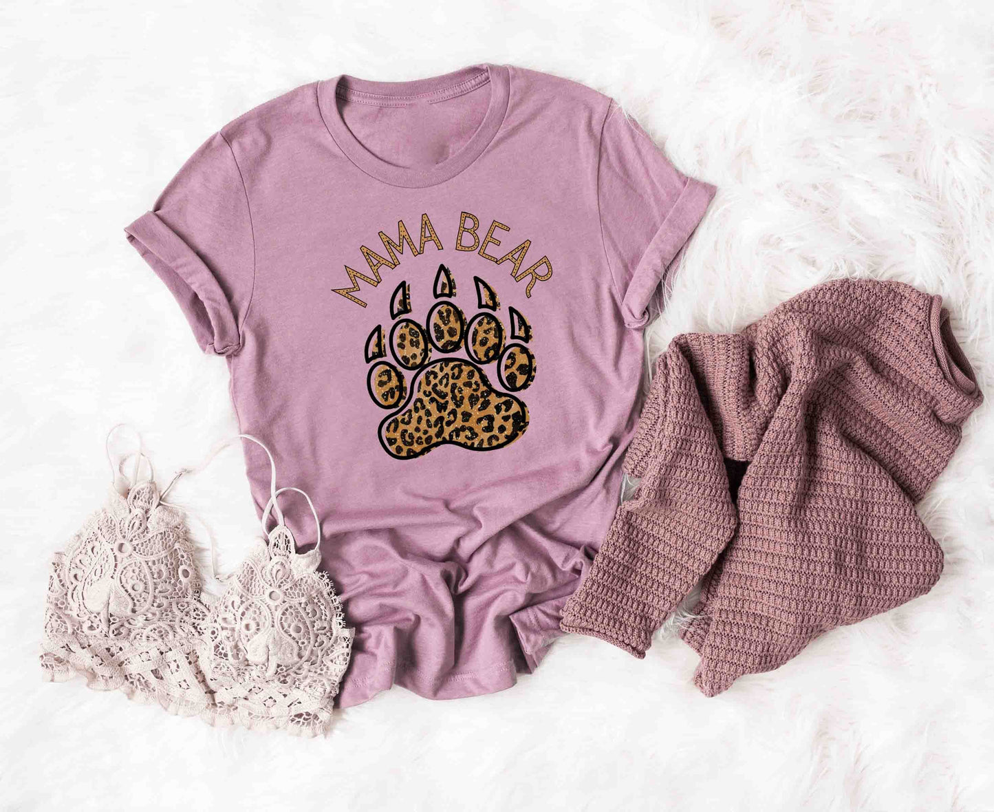 mama bear leopard paw