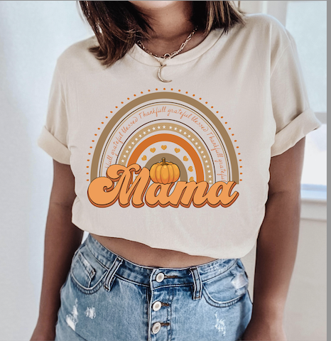 mama fall rainbow