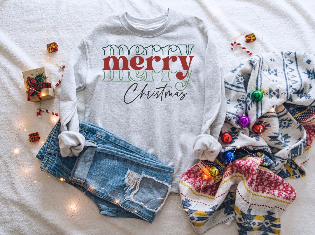 merry christmas fleece