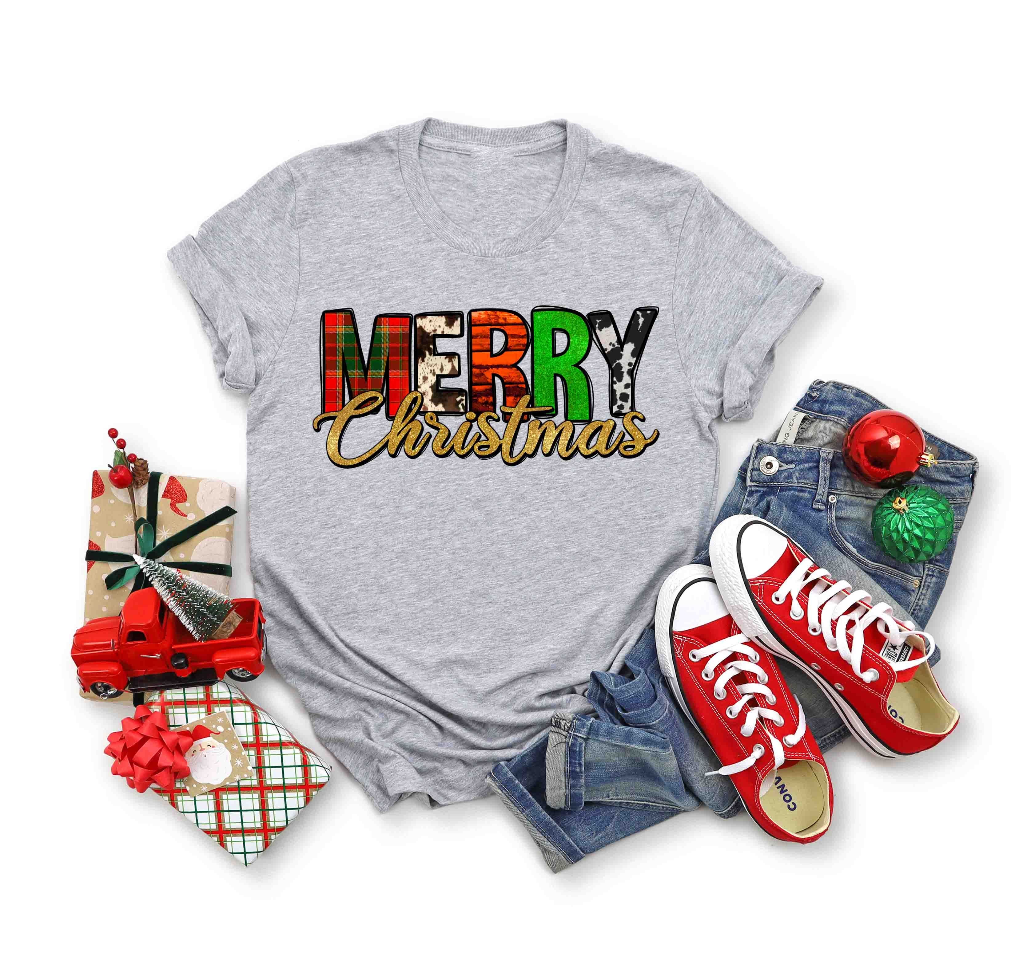 merry christmas cowhide