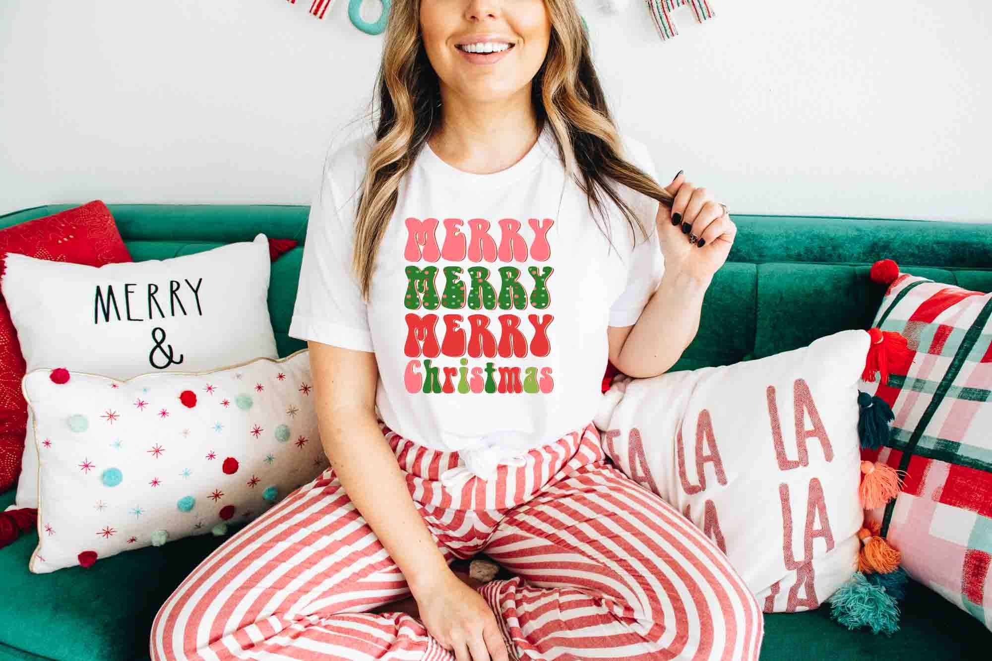 merry christmas repeat bright