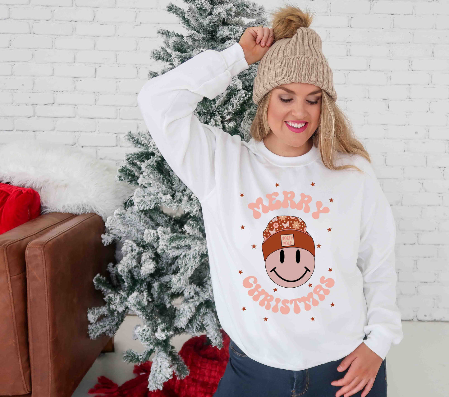 merry christmas smiley faces