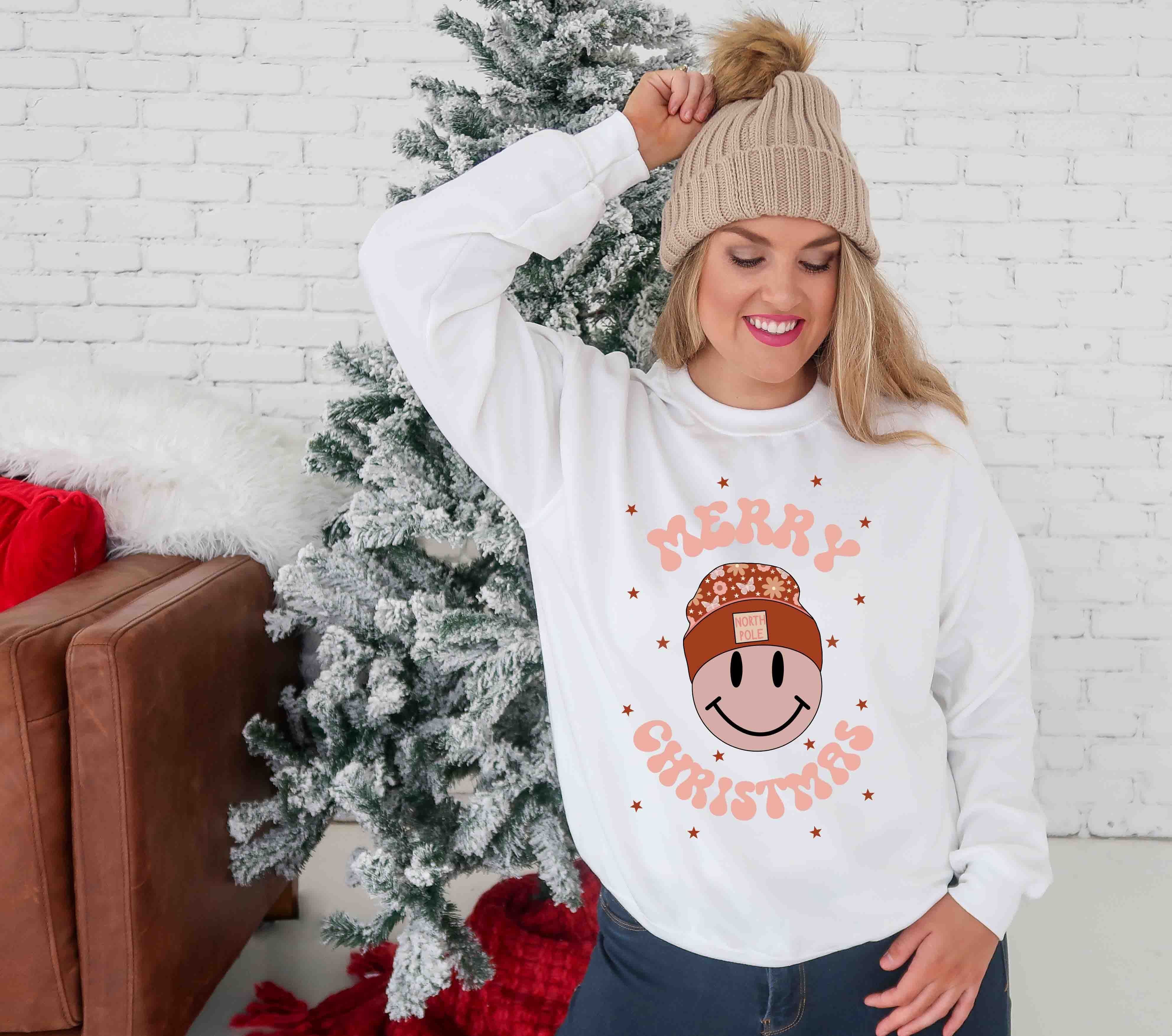 merry christmas smiley faces