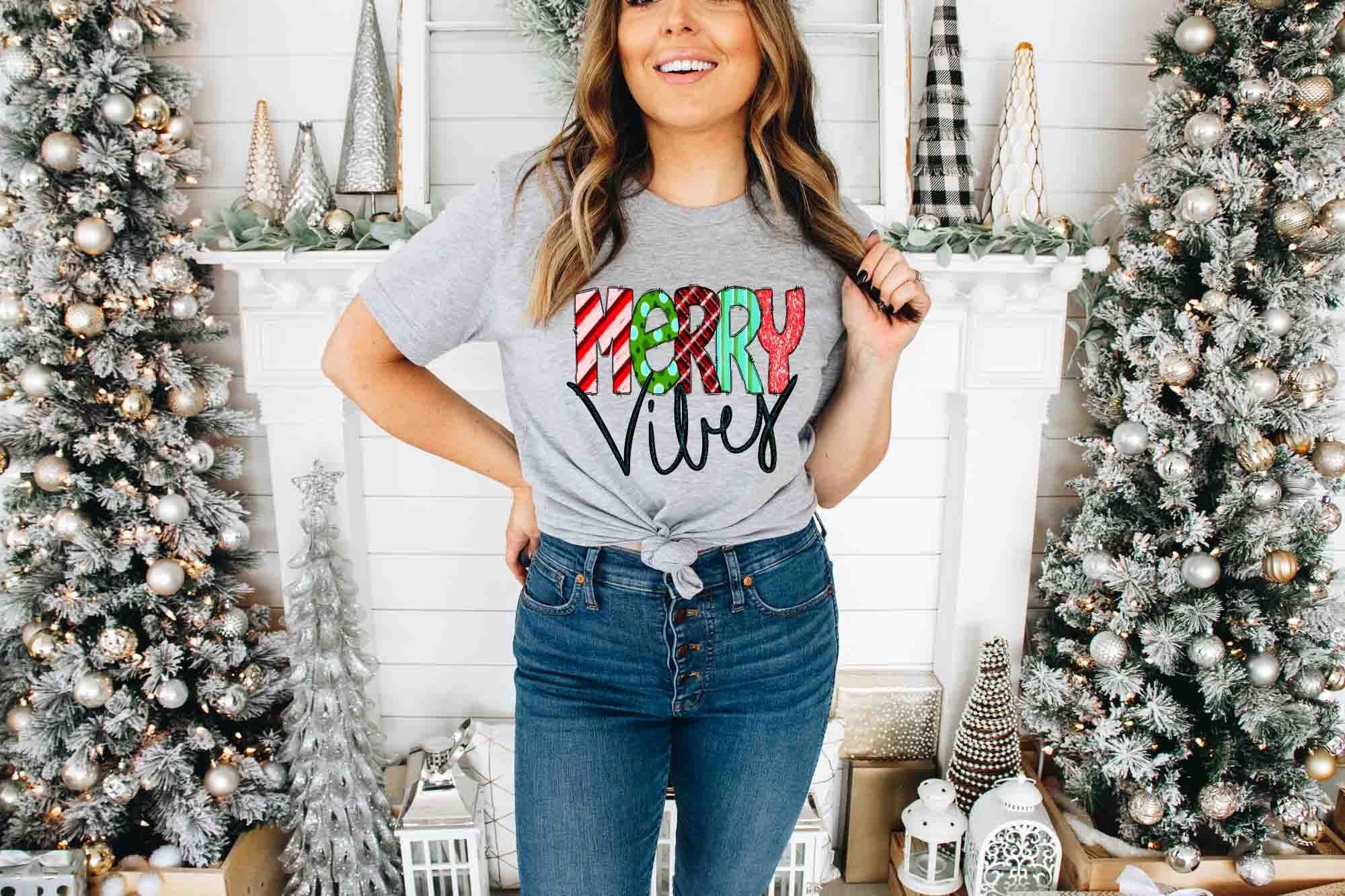 merry vibes doodle