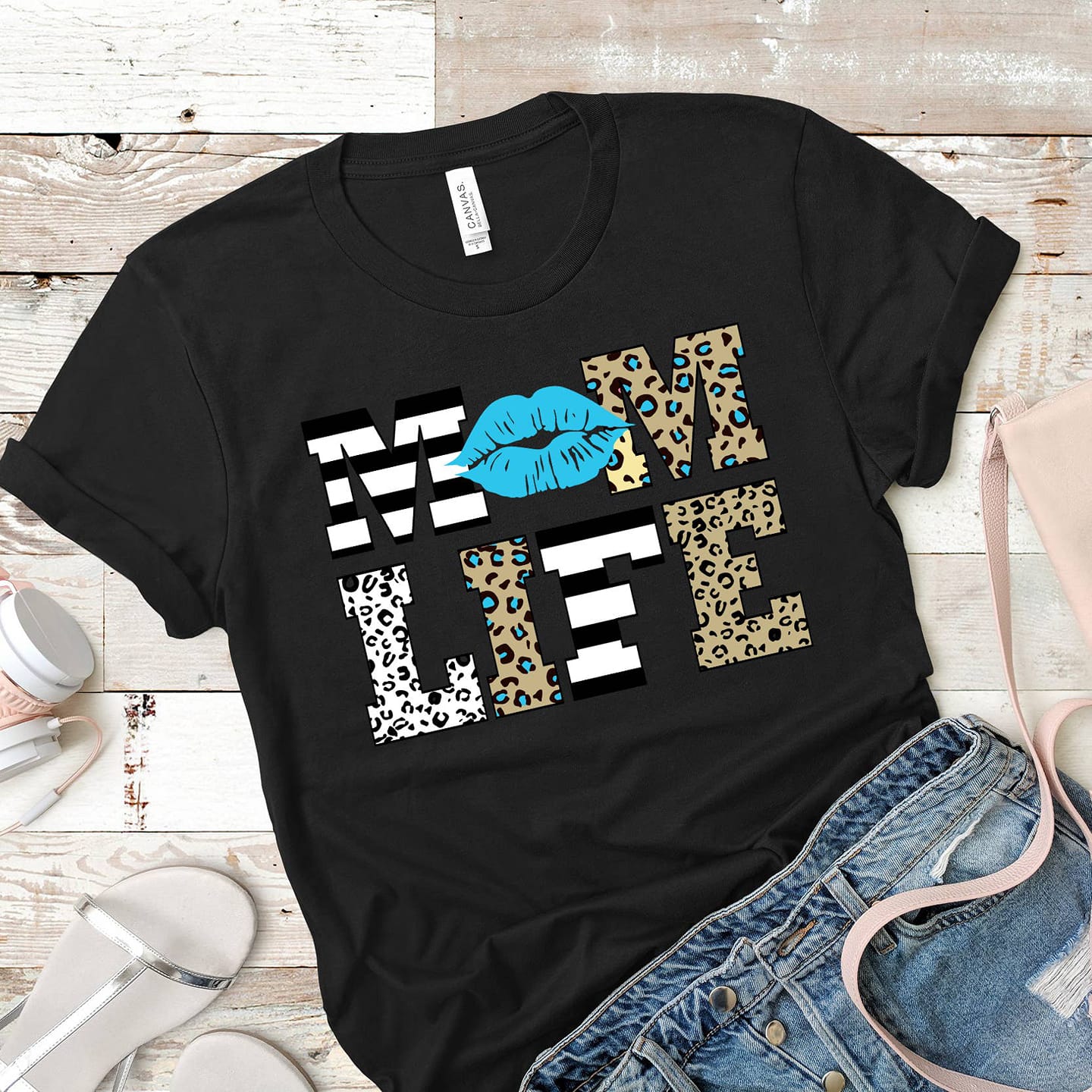 mom life leopard