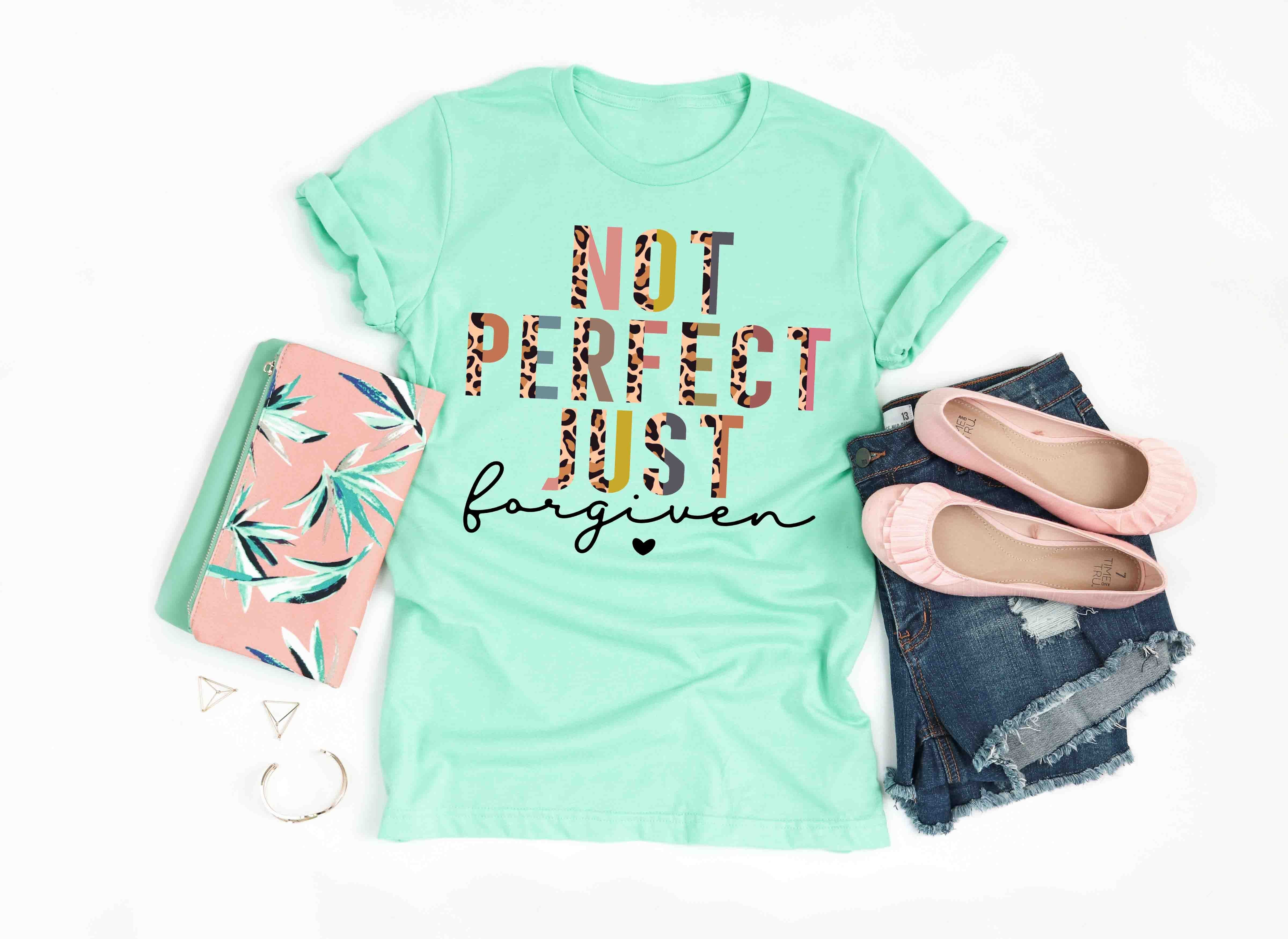 not perfect just forgiven half leopard