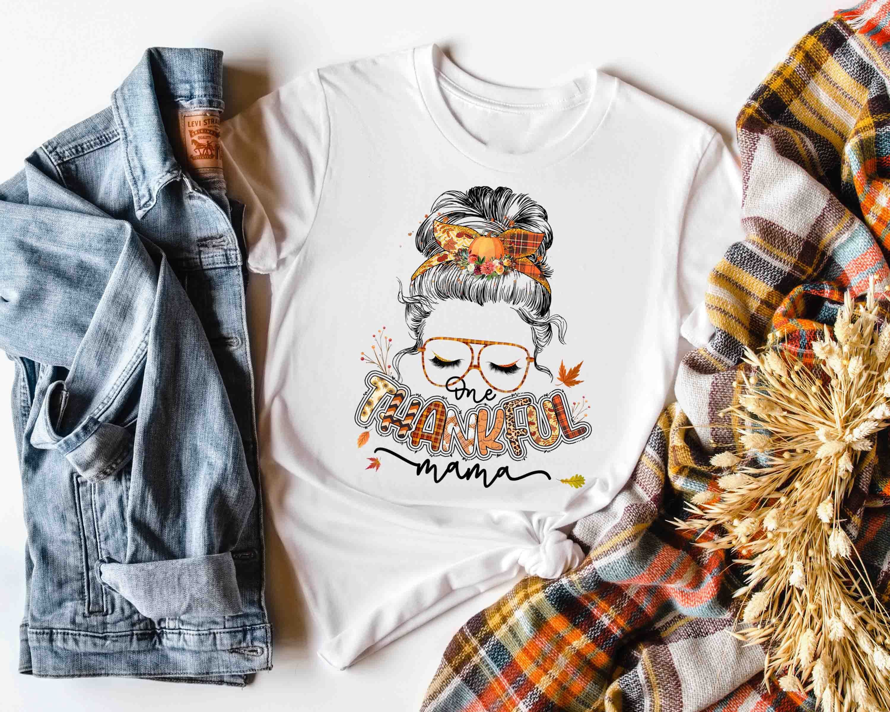 one thankful mama messy bun