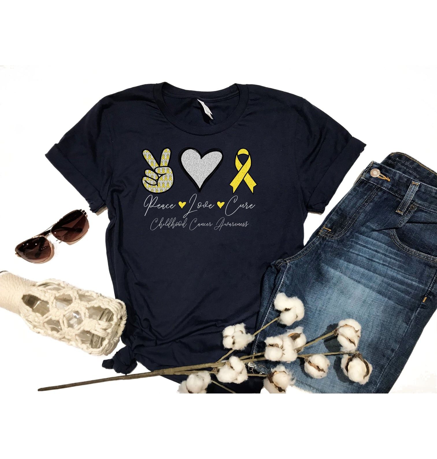 peace love cure childhood cancer